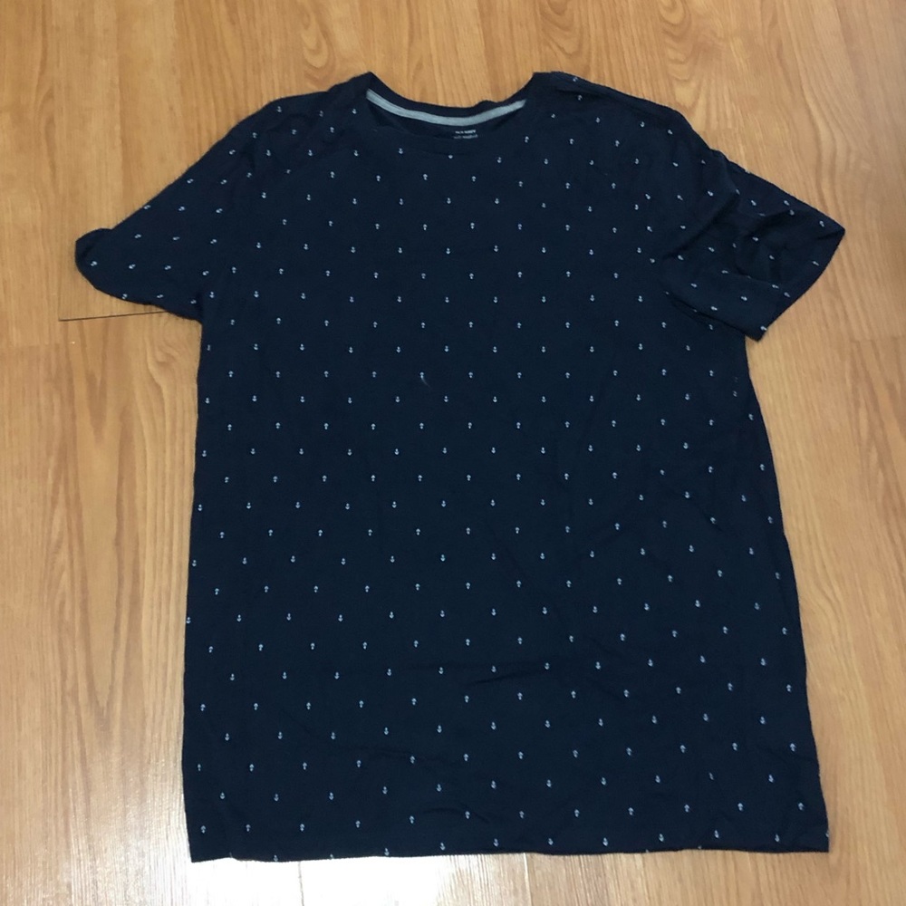 Men’s XL Tall Old Navy Navy Blue T-shirt with Anchors